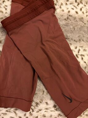 Nike Chocolate Brown Dri-Fit Tight Fit Performance Bike Short